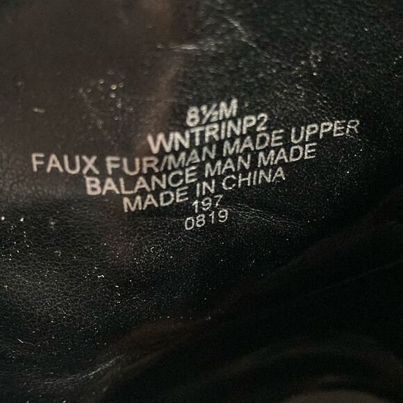 NINE WEST 8.5 Faux Fur Cheetah Animal Print Bootie Boots - Picture 3 of 11